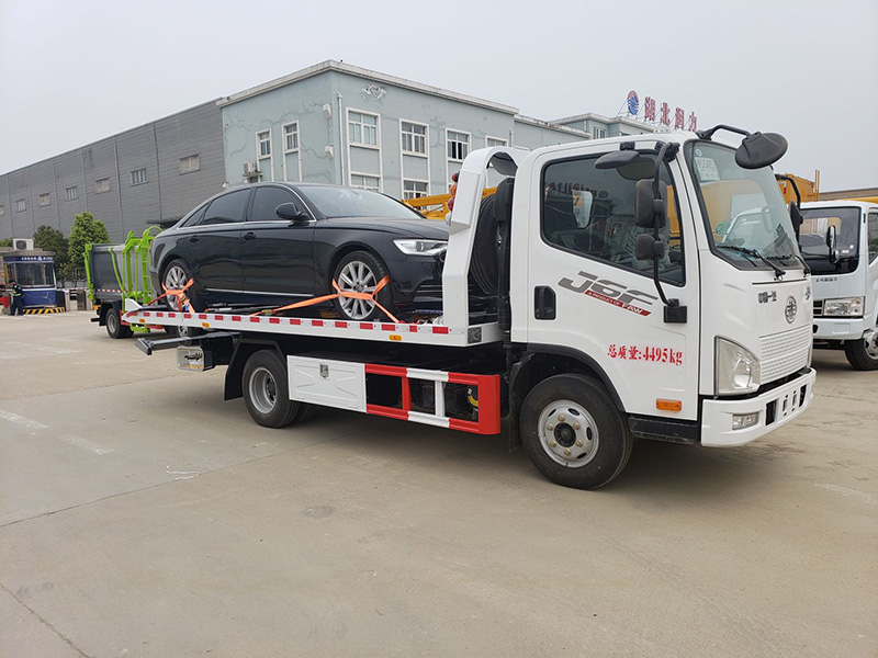 北京牌的國(guó)六藍(lán)牌解放清障車(chē)