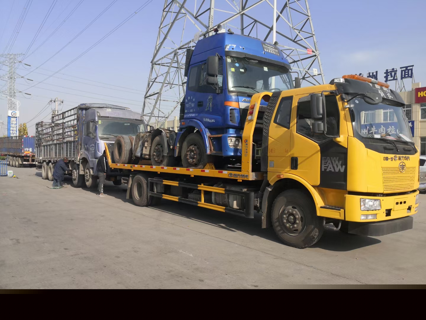 解放J6駕駛室5800軸距大平板